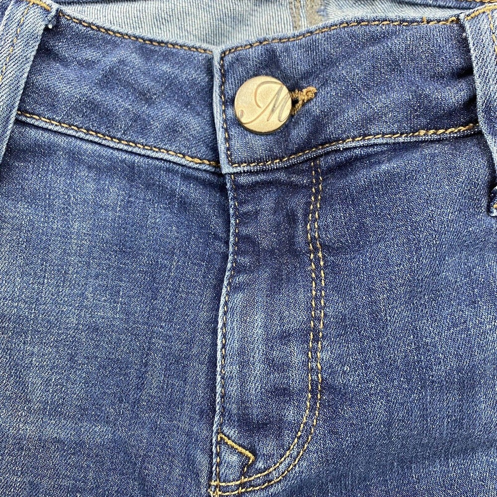 Mavi Jeans Kerry Mid Rise Straight-Leg Jeans Indigo Medium Wash Womens 28/32 - Picture 7 of 12